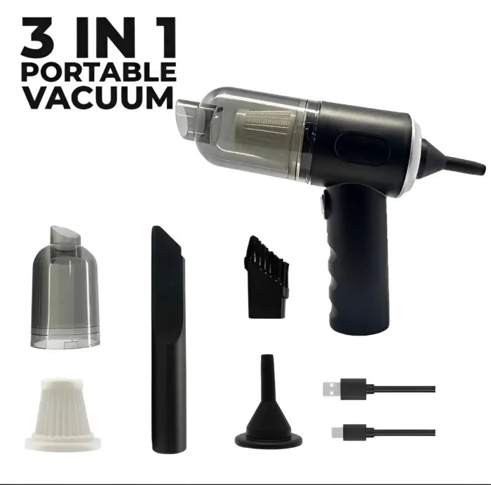 🧹 3-in-1 Portable Vacuum Cleaner
