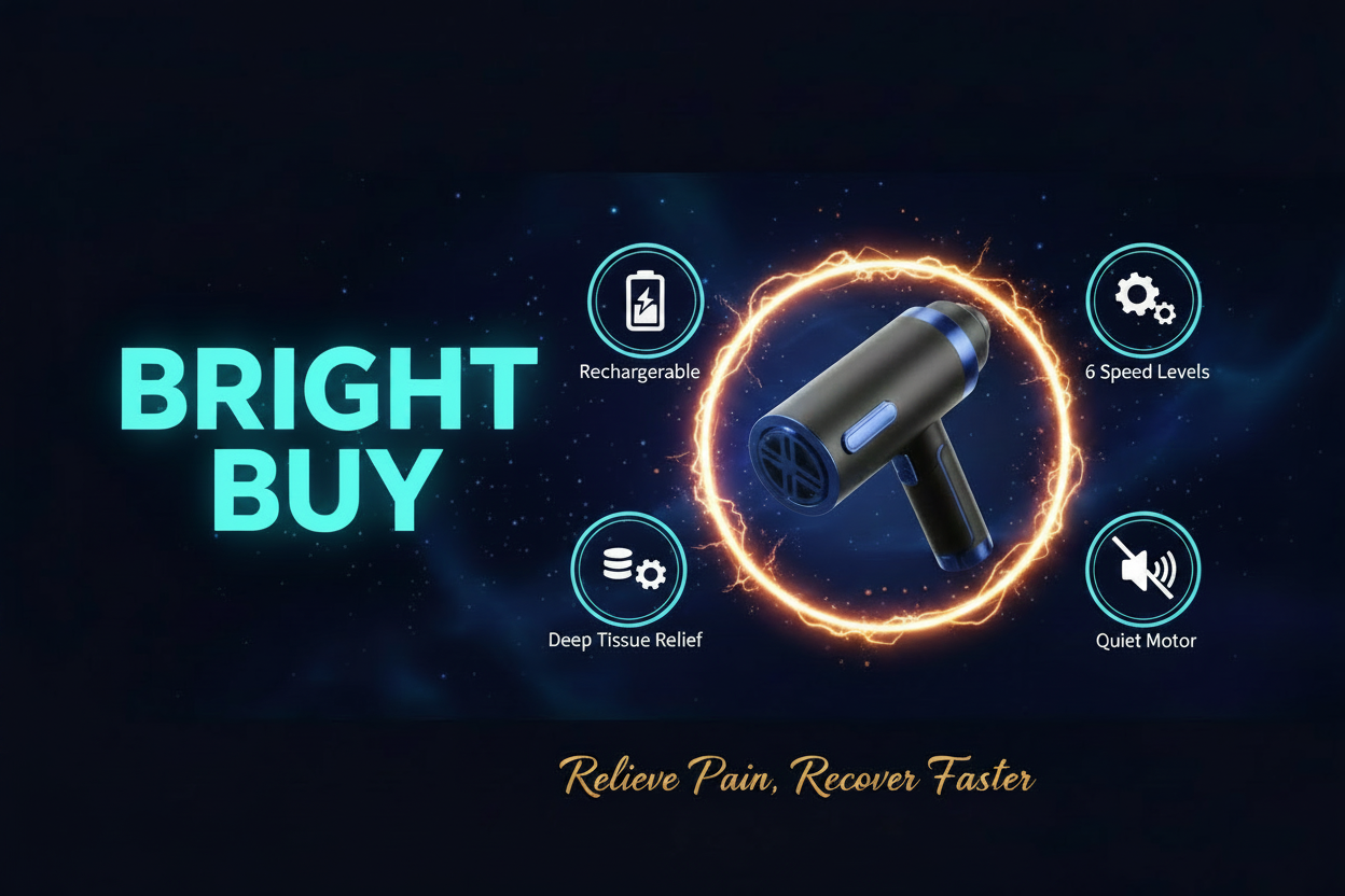 Deep Tissue Massager Gun Banner