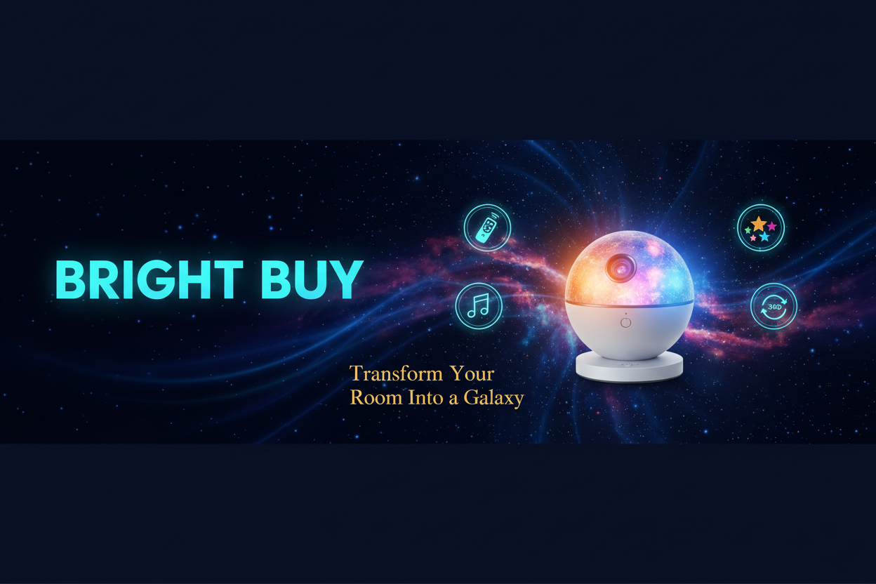 Galaxy Star Projector Banner